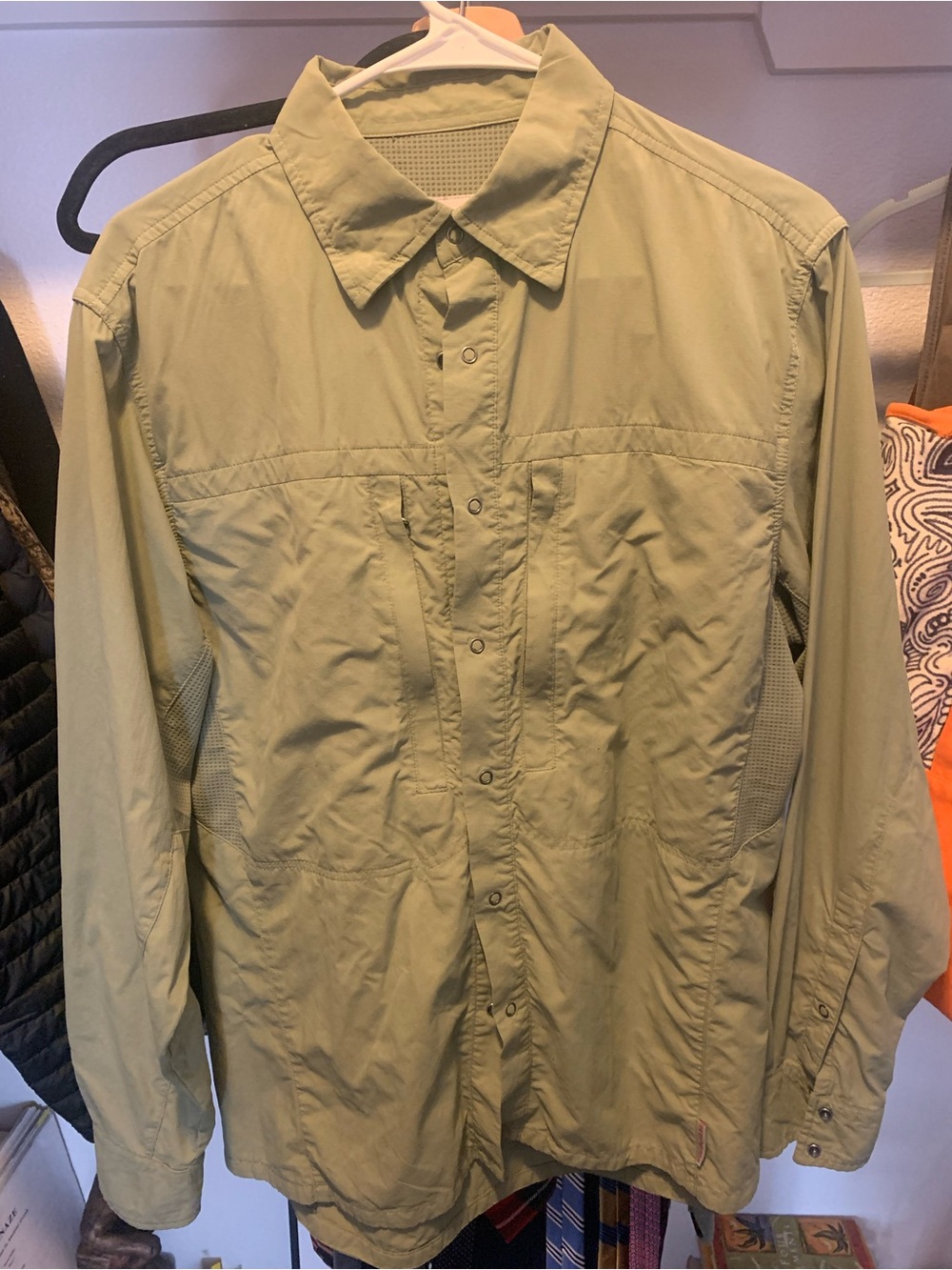 Redington Men's Olive Button-Up Shirt